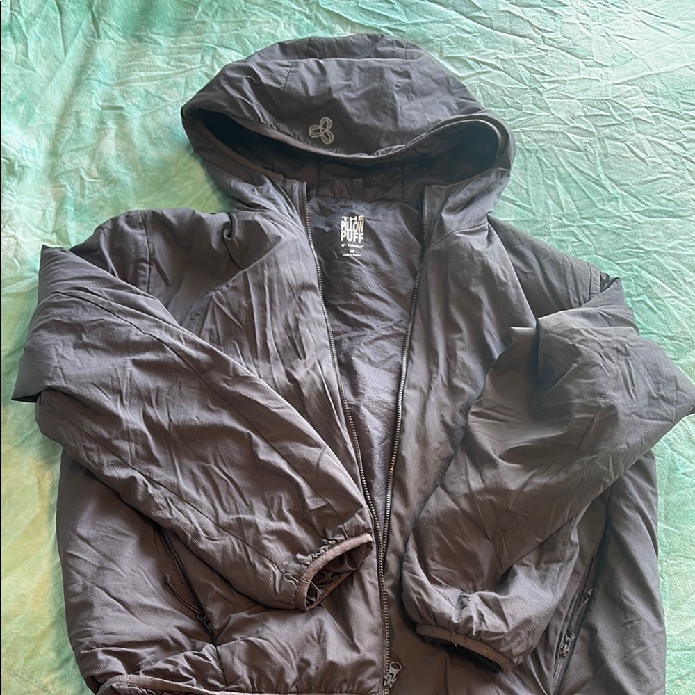 Grey Hooded Jacket